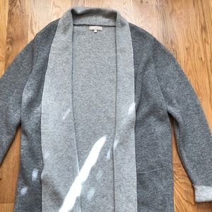 Gray cardigan